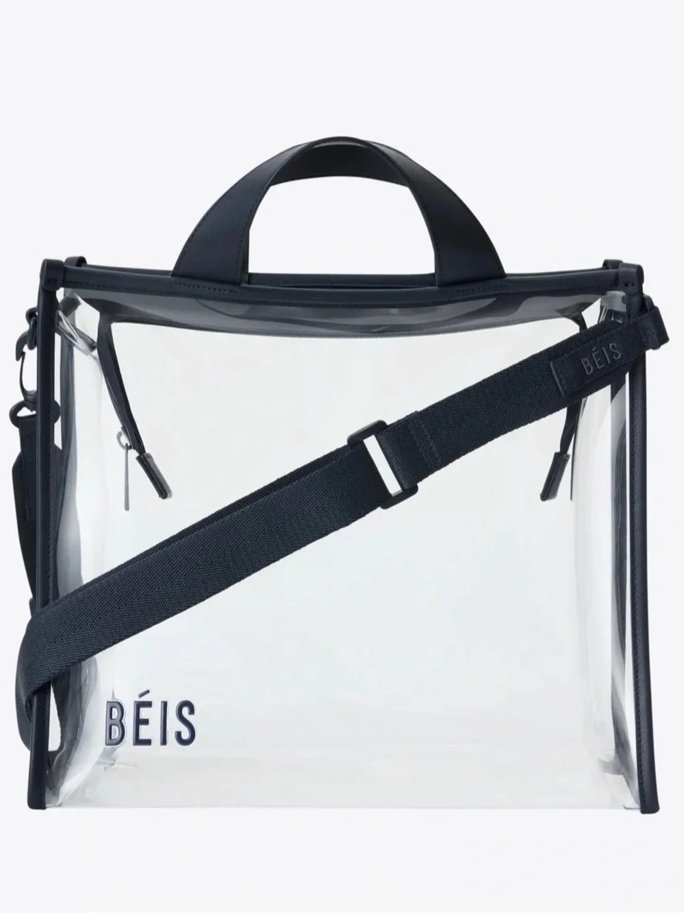 BEIS White Tote Organizer with Logo Tag
